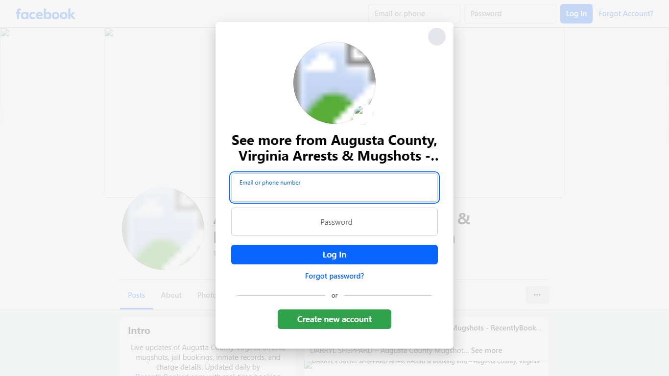 Augusta County, Virginia Arrests & Mugshots - RecentlyBooked.com | Facebook