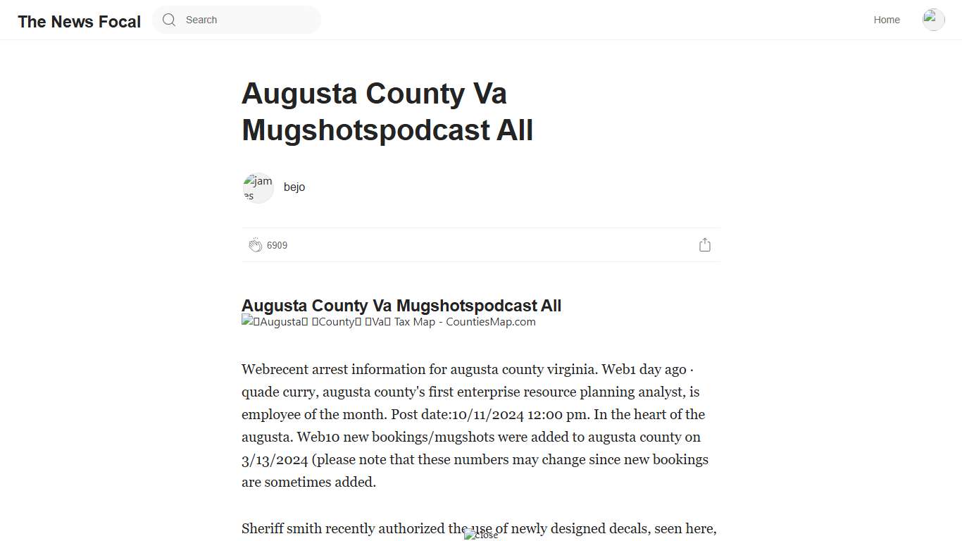 Augusta County Va Mugshotspodcast All